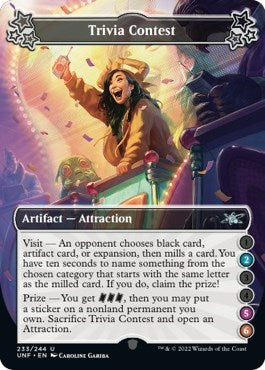 Trivia Contest (2-5-6) (Unfinity) Light Play