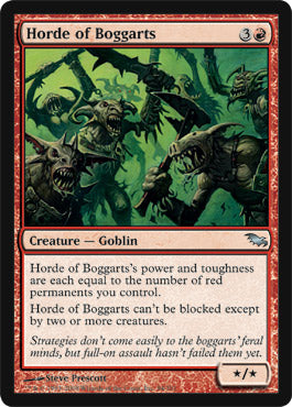 Horde of Boggarts (Shadowmoor) Light Play