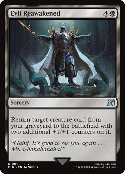 Evil Reawakened (Universes Beyond: FINAL FANTASY) Light Play Foil
