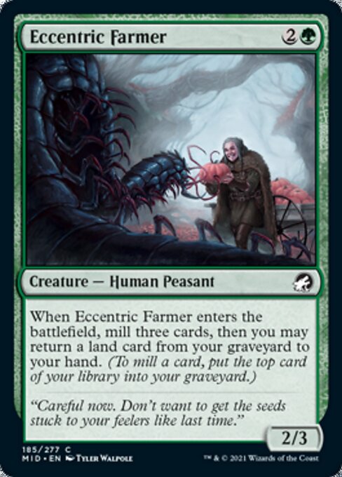 Eccentric Farmer (Innistrad: Midnight Hunt) Light Play Foil