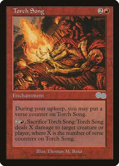 Torch Song (Urza's Saga) Medium Play