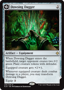 Dowsing Dagger (Lost Vale) (Ixalan) Light Play Foil