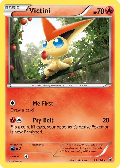 Victini (XY Roaring Skies) Medium Play