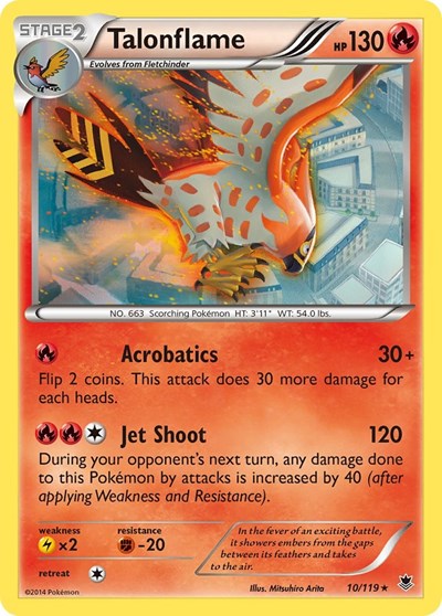 Talonflame (XY - Phantom Forces) Damaged / Poor