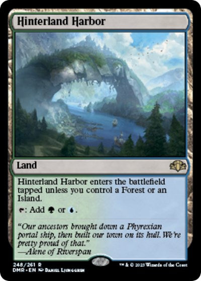 Hinterland Harbor (Dominaria Remastered) Near Mint Foil