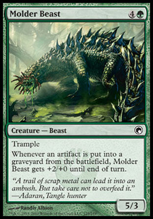 Molder Beast (Scars of Mirrodin) Light Play