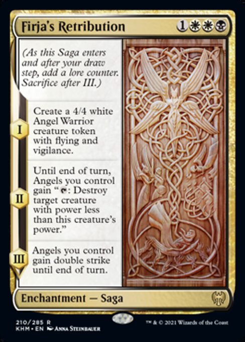 Firja's Retribution (Kaldheim) Light Play Foil