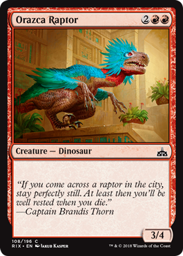 Orazca Raptor (Rivals of Ixalan) Light Play