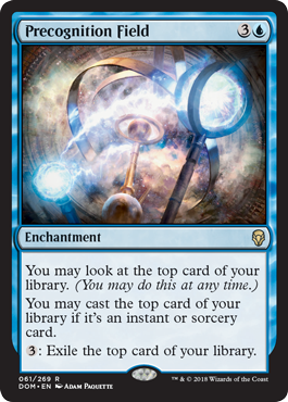 Precognition Field (Dominaria) Light Play Foil
