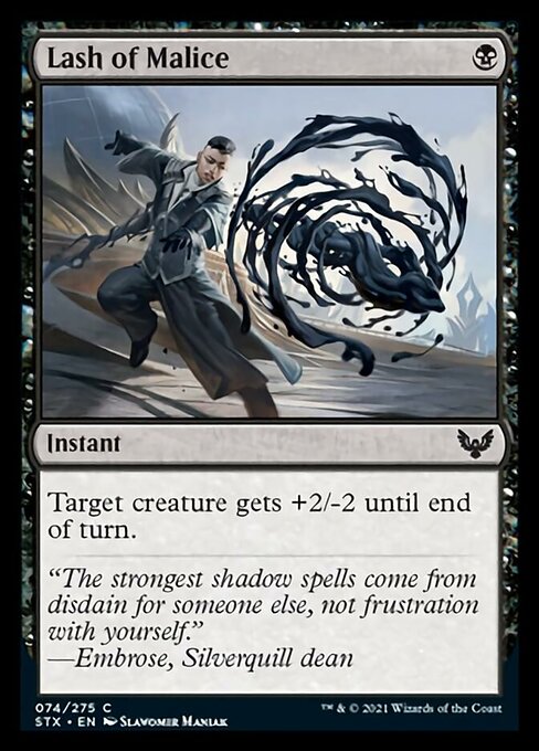 Lash of Malice (Strixhaven) Light Play