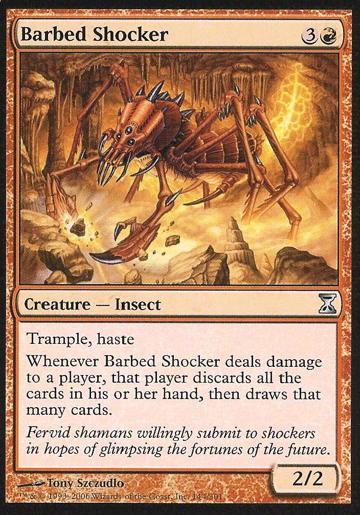 Barbed Shocker (Time Spiral) Light Play