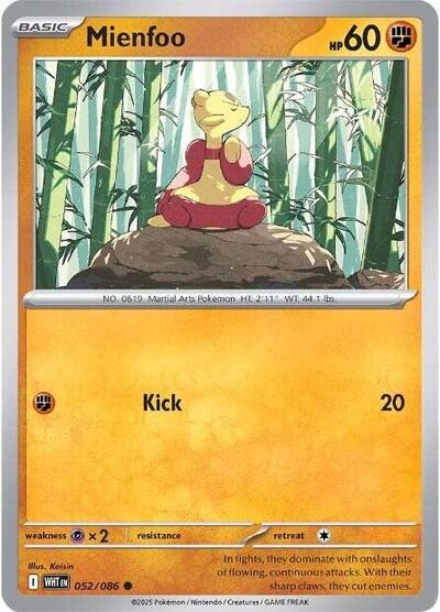 Mienfoo (SV: White Flare) Light Play
