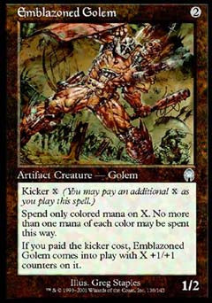 Emblazoned Golem (Apocalypse) Light Play