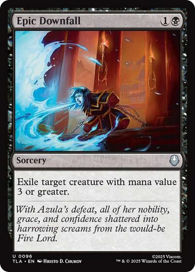 Epic Downfall (Avatar: The Last Airbender) Light Play Foil