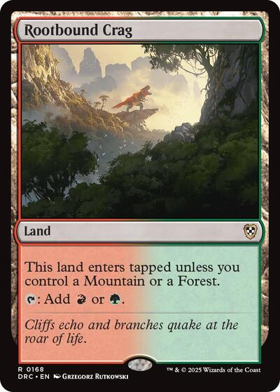Rootbound Crag (Commander: Aetherdrift) Light Play