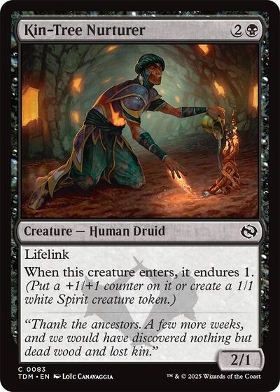 Kin-Tree Nurturer (Tarkir: Dragonstorm) Light Play Foil