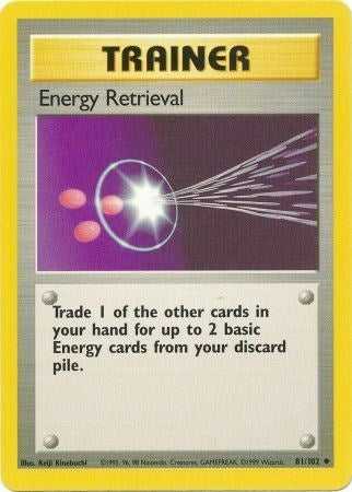 Energy Retrieval (Base Set) Damaged / Poor