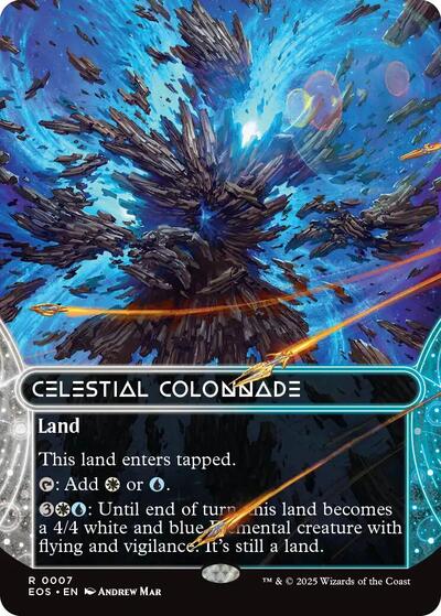 Celestial Colonnade (0007) (Borderless) (Stellar Sights) Light Play