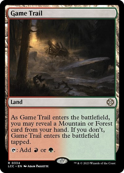 Game Trail (Commander: The Lost Caverns of Ixalan) Light Play