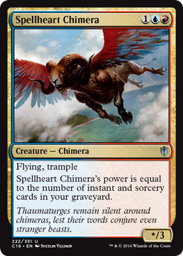 Spellheart Chimera (Commander 2016 Edition) Light Play