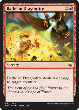 Bathe in Dragonfire (Fate Reforged) Medium Play