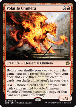 Volatile Chimera (Conspiracy: Take the Crown) Damaged / Poor