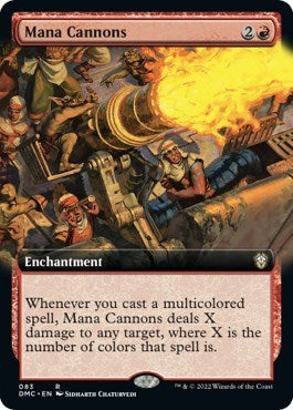 Mana Cannons (Extended Art) (Commander: Dominaria United) Light Play