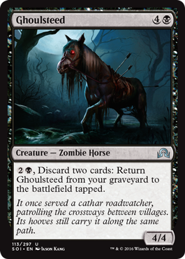 Ghoulsteed (Shadows Over Innistrad) Light Play