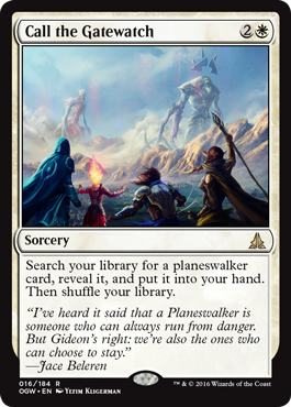 Call the Gatewatch (Oath of the Gatewatch) Light Play Foil