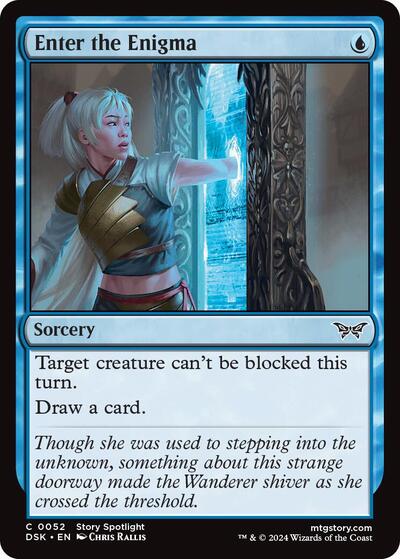 Enter the Enigma (Duskmourn: House of Horror) Light Play Foil