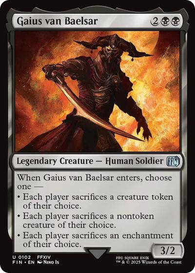 Gaius van Baelsar (Universes Beyond: FINAL FANTASY) Light Play Foil