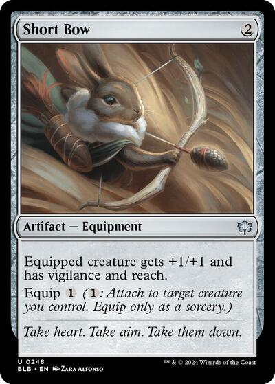 Short Bow (Bloomburrow) Light Play Foil