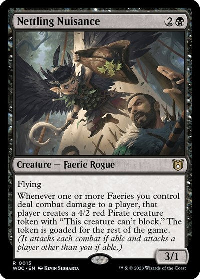 Nettling Nuisance (Commander: Wilds of Eldraine) Light Play