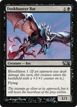 Duskhunter Bat (Magic 2012 Core Set) Light Play