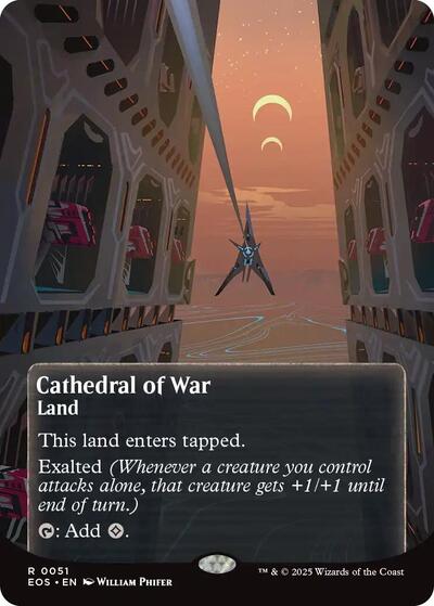 Cathedral of War (0051) (Borderless) (Stellar Sights) Light Play