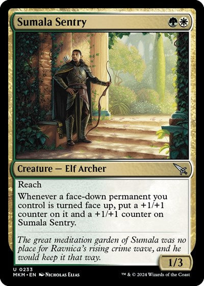 Sumala Sentry (Murders at Karlov Manor) Light Play Foil