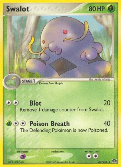 Swalot (Emerald) Damaged / Poor