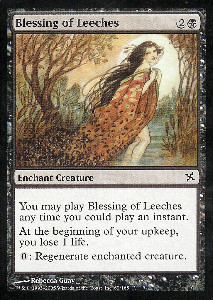 Blessing of Leeches (Betrayers of Kamigawa) Light Play