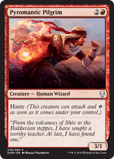 Pyromantic Pilgrim (Dominaria) Light Play