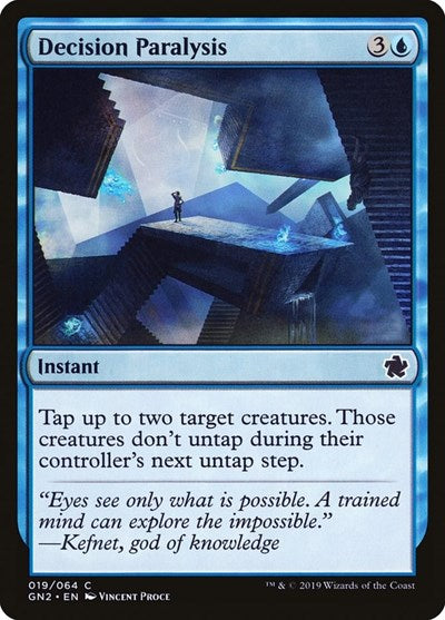 Decision Paralysis (Magic Game Night 2019) Light Play