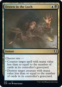 Drown in the Loch (Commander Legends: Battle for Baldur's Gate) Damaged / Poor