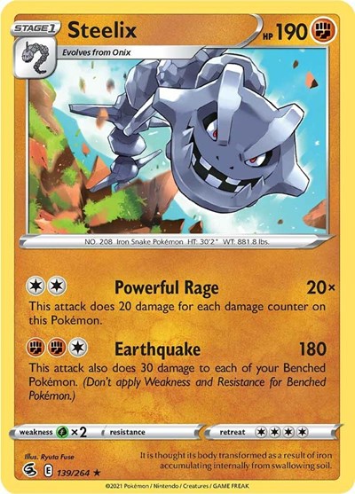 Steelix (SWSH08: Fusion Strike) Light Play Holofoil