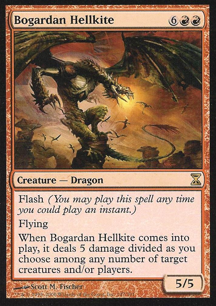 Bogardan Hellkite (Time Spiral) Damaged / Poor