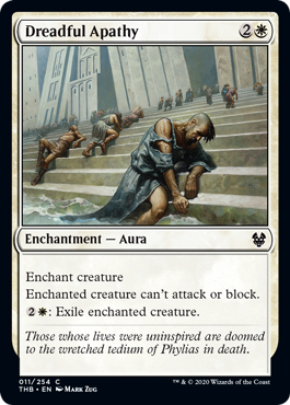 Dreadful Apathy (Theros Beyond Death) Light Play