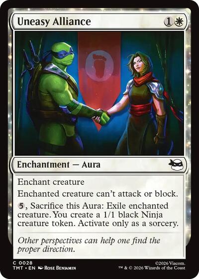 Uneasy Alliance (Teenage Mutant Ninja Turtles) Light Play