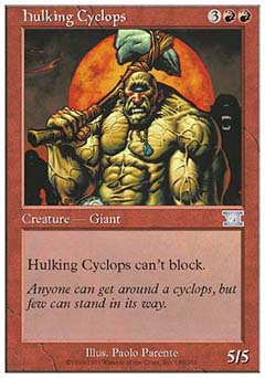 Hulking Cyclops (Classic 6th Edition) Light Play
