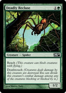 Deadly Recluse (Magic 2010 Core Set) Light Play