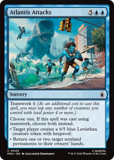 Atlantis Attacks (Marvel Super Heroes) Light Play