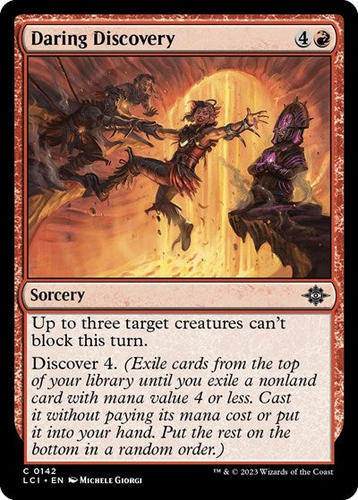 Daring Discovery (The Lost Caverns of Ixalan) Light Play Foil