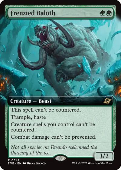 Frenzied Baloth (Extended Art) (Edge of Eternities) Light Play